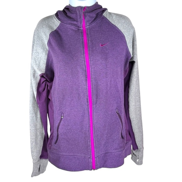 Nike Dry Fit Full Zip Jacket Women’s Size l - Picture 1 of 3